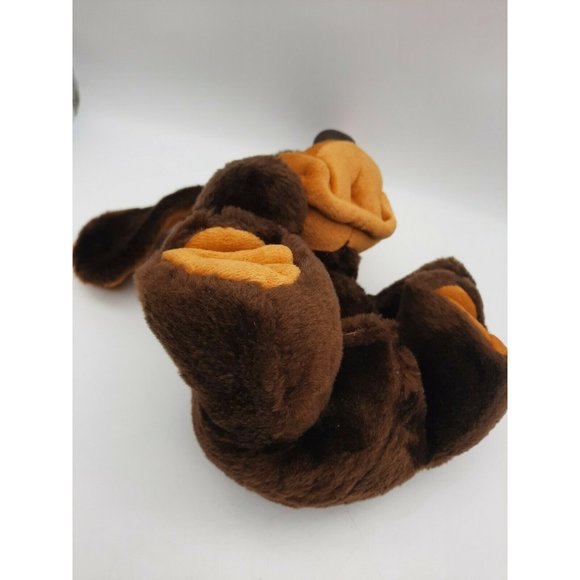 Vtg MTY International Plush Hound Puppy Dog Brown & Beige  8" Sad Eyes - Picture 9 of 11